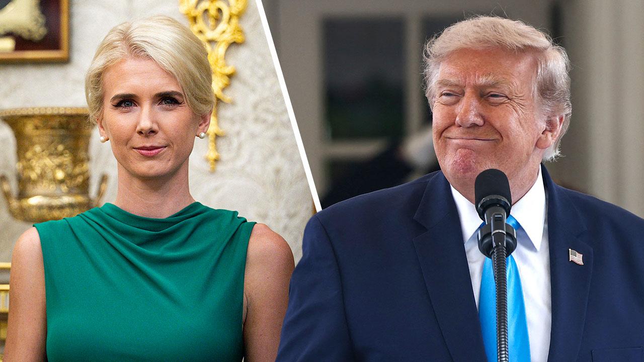 Image of Natalie Harp and Donald Trump