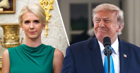 Image of Natalie Harp and Donald Trump