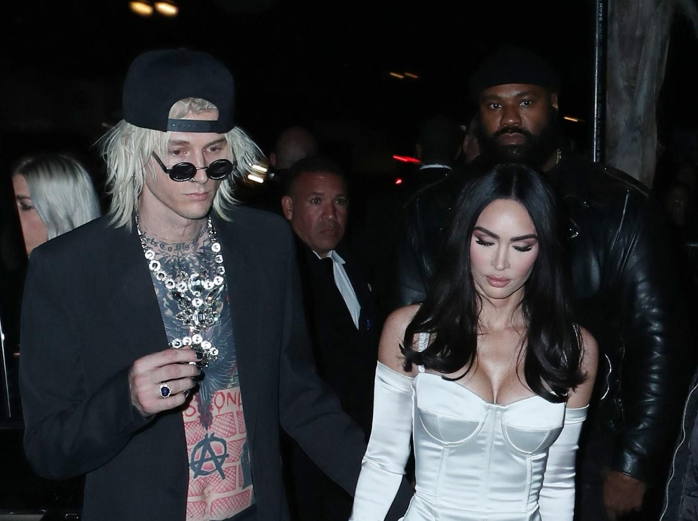 Megan Fox & Machine Gun Kelly Hold Hands In London After Reconciling