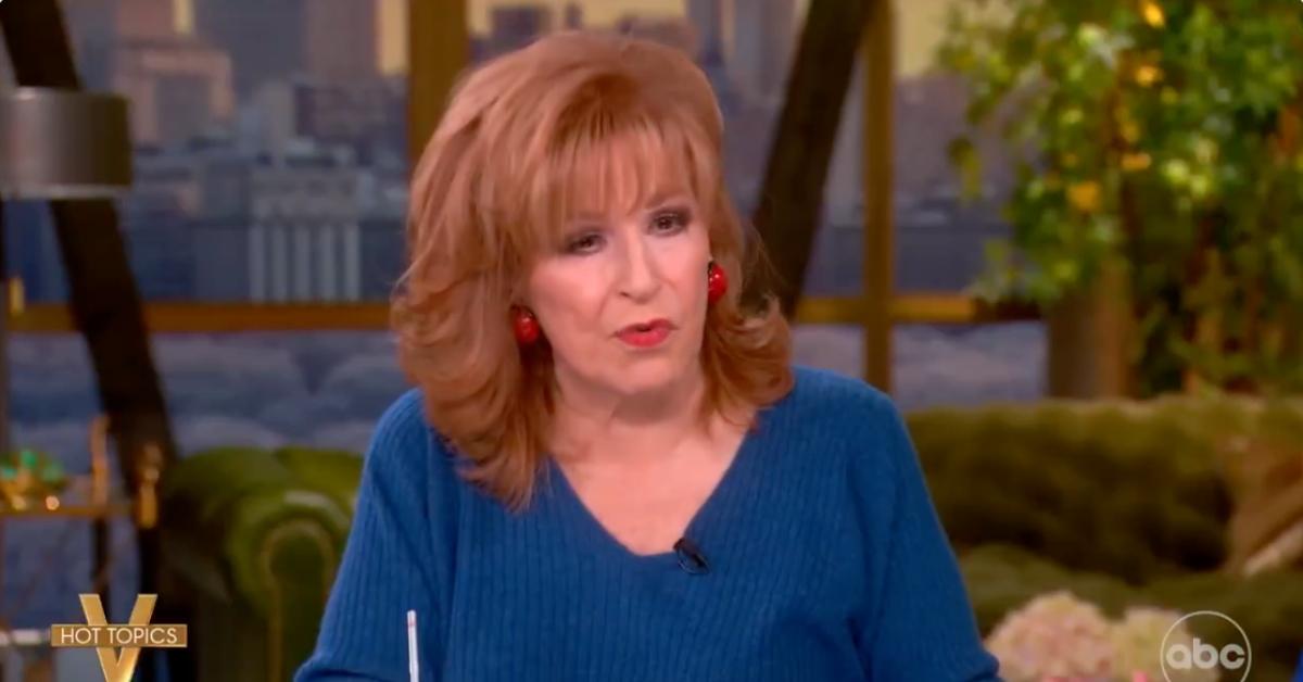 Photo of Joy Behar ended the tense discussion by cracking a joke about Donald Trump.
