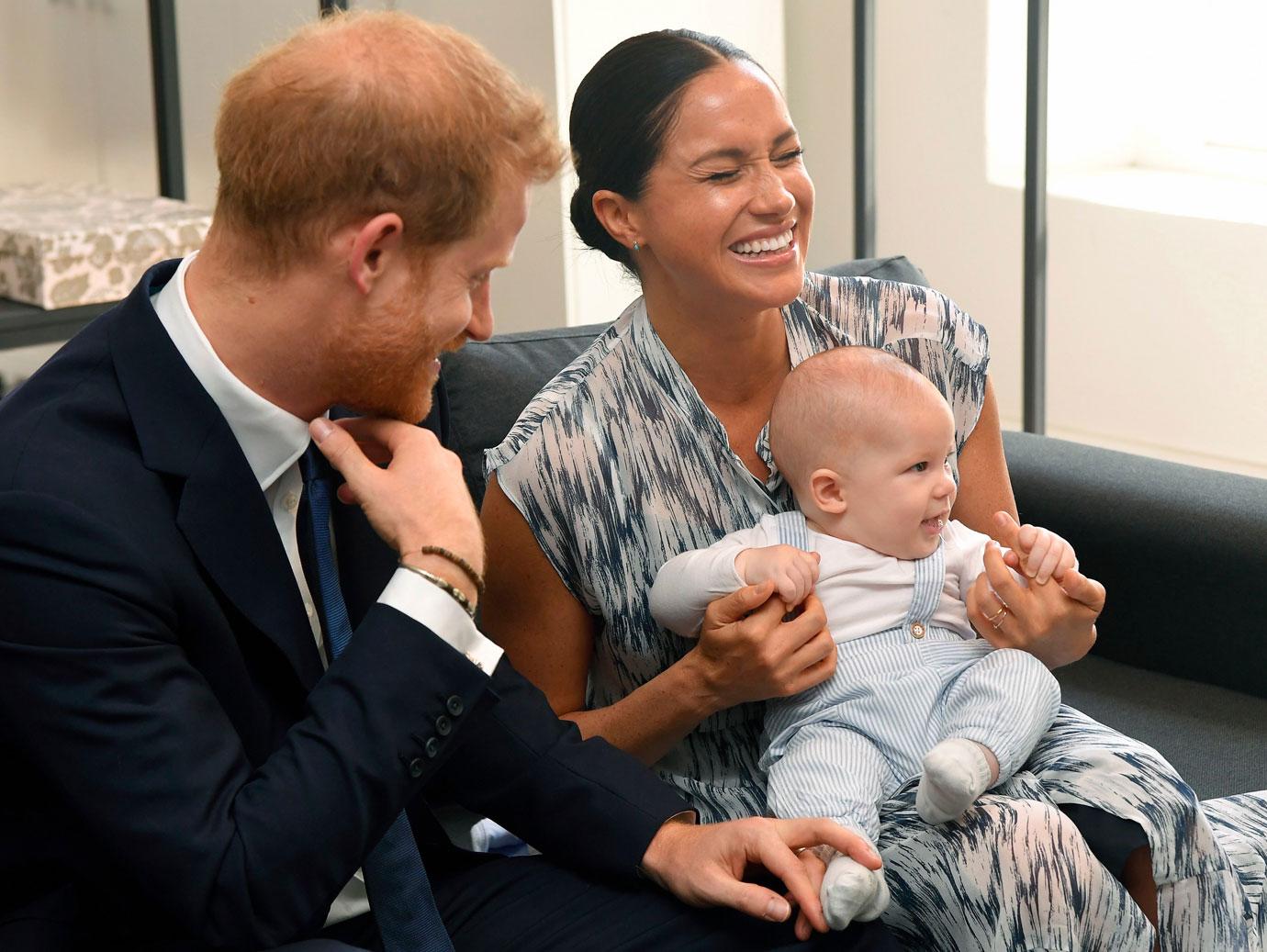 Meghan Markle And Prince Harry With Baby Archie