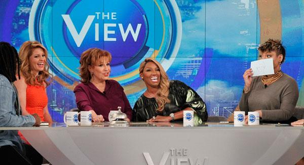 Nene leakes angry the view cast feud poked fun interview