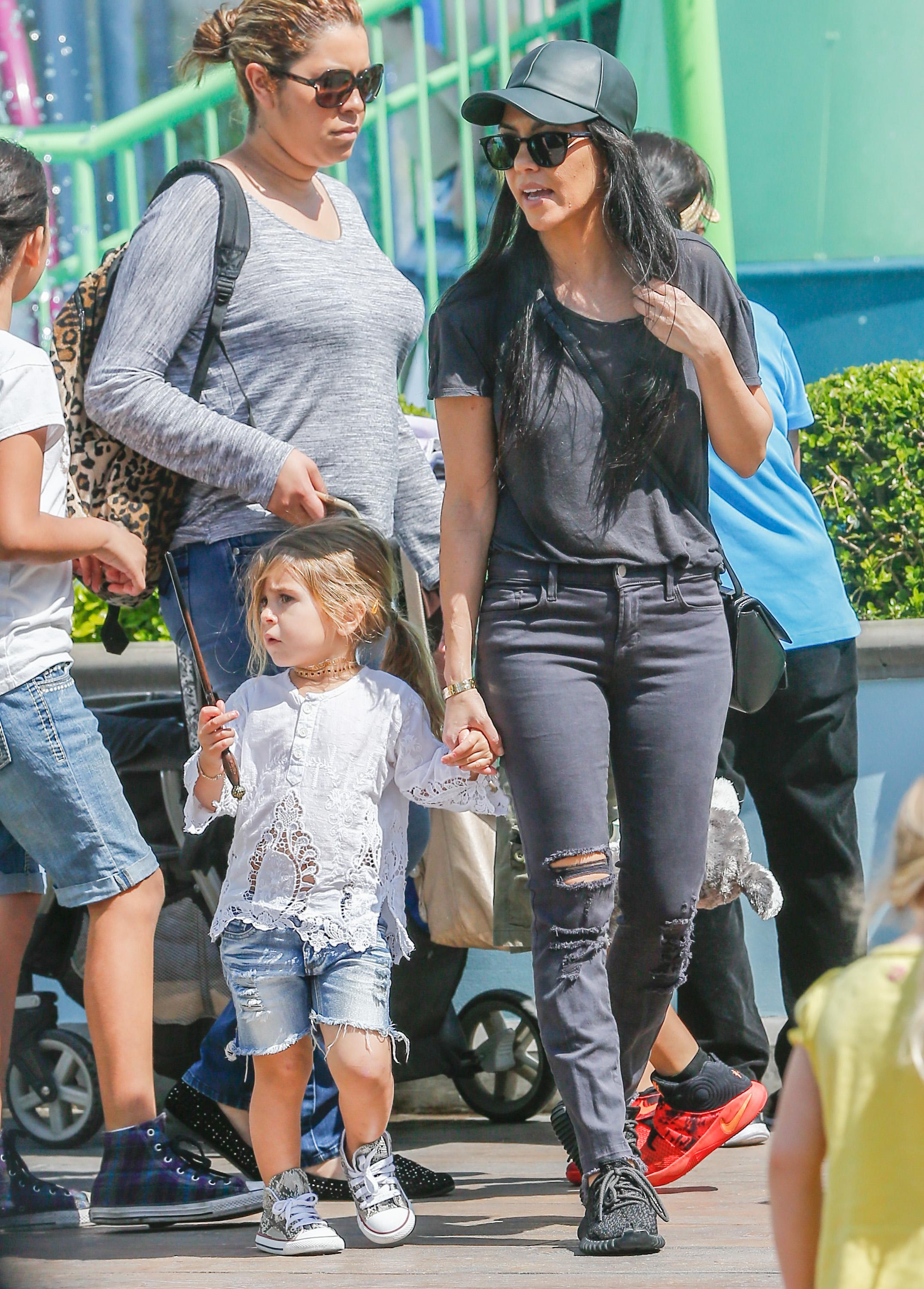 Exclusive&#8230; Scott Disick, Kourtney Kardashian &amp; Family At The Wizarding World of Harry Potter ***NO WEB USE W/O PRIOR AGREEMENT &#8211; CALL FOR P