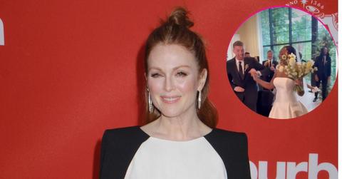 pic of Julianne Moore, her son and his wife.