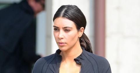 Kim Kardashian leaves a gym session in the Hamptons in NY