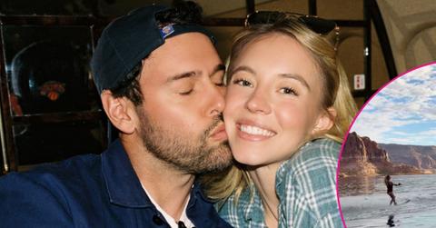 Photo of Scooter Braun filmed Sydney Sweeney wakeboarding amid romance.