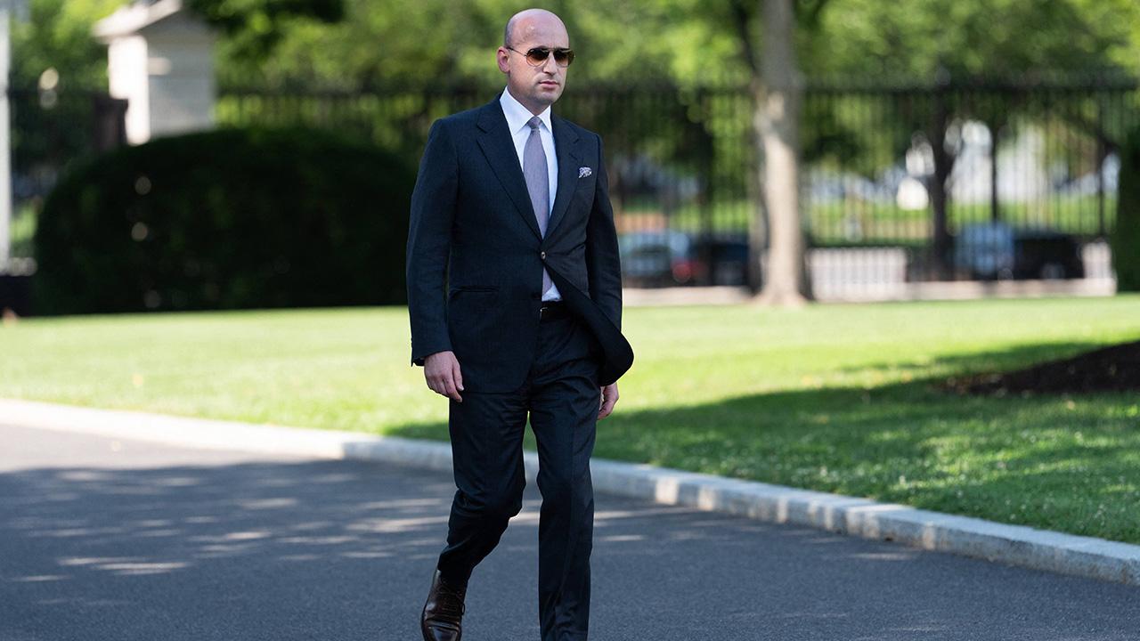 Image of Stephen Miller’s wife Katie said she worried Dr. Anthony Fauci would ‘leak against’ her or her husband.