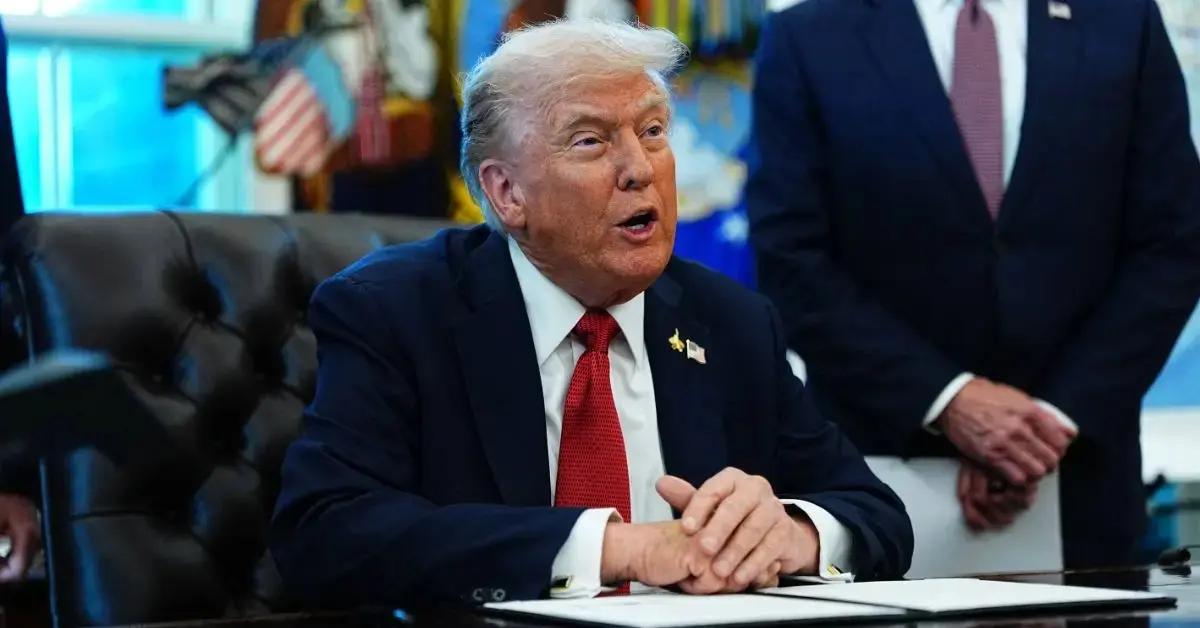 Image of Donald Trump has not addressed Dick Cheney's death.