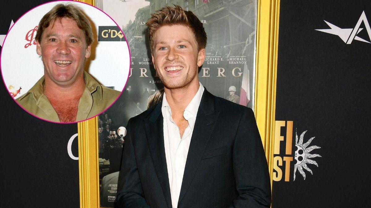 Photo of Robert and Steve Irwin