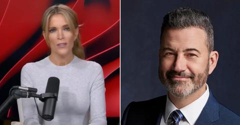 Composite photo of Megyn Kelly and Jimmy Kimmel