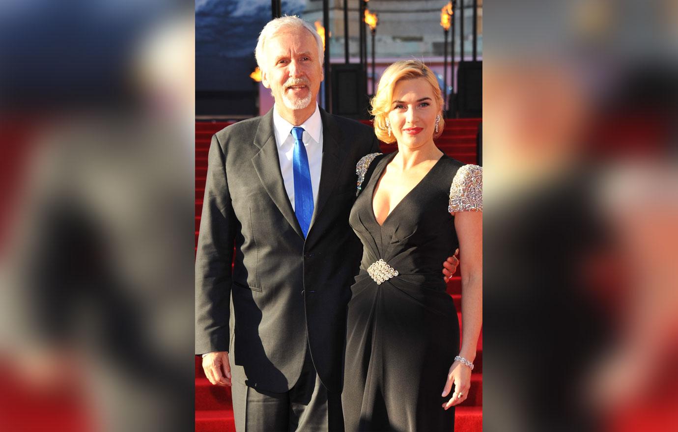 James Cameron and actress Kate Winslet