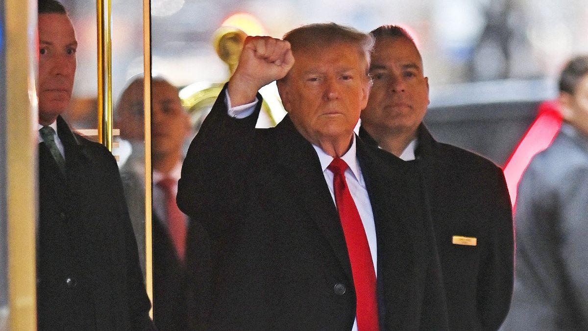 Image of Donald Trump continued challenging the civil verdict against him.