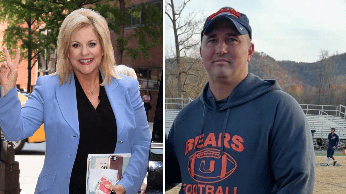 image of Nancy Grace discussed Travis Turner's disappearance during an episode of her true crime podcast.