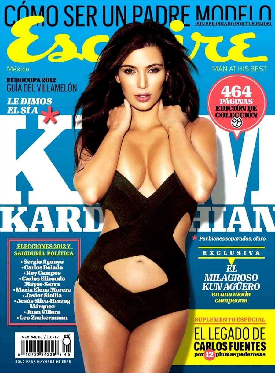 Kim Kardashian Esquire Mexico Cover 2012