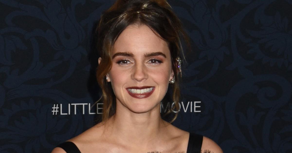 Emma Watson does the exposed bra trend and we're obsessed
