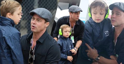 Brad pitt knox moto gp brititsh grand prix
