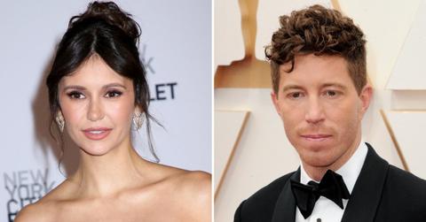 Composite photo of Nina Dobrev and Shaun White