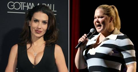 Composite photo of Hilaria Baldwin and Amy Schumer