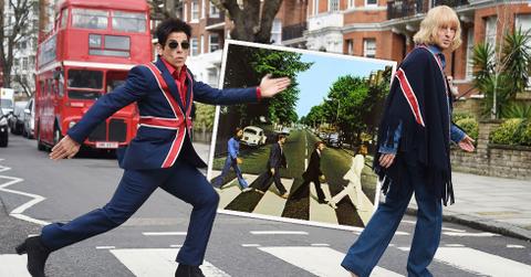 ben stiller owen wilson zoolander 2 beatles abbey road cover