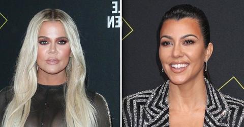 khloe kardashian praises kourtney grown apart