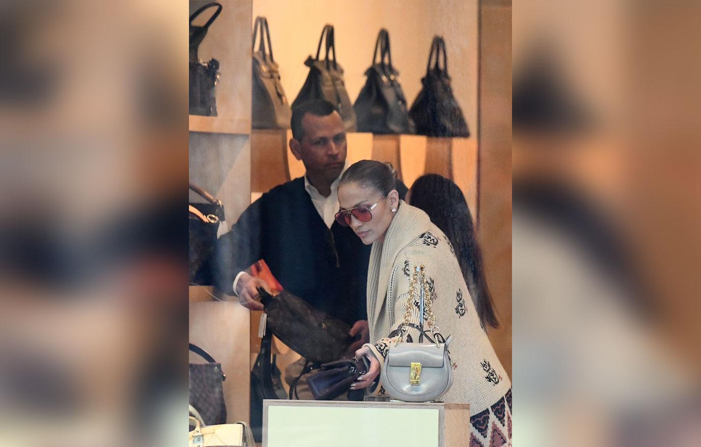 Jennifer Lopez & Alex Rodriguez Shop For Christmas Gifts In Miami