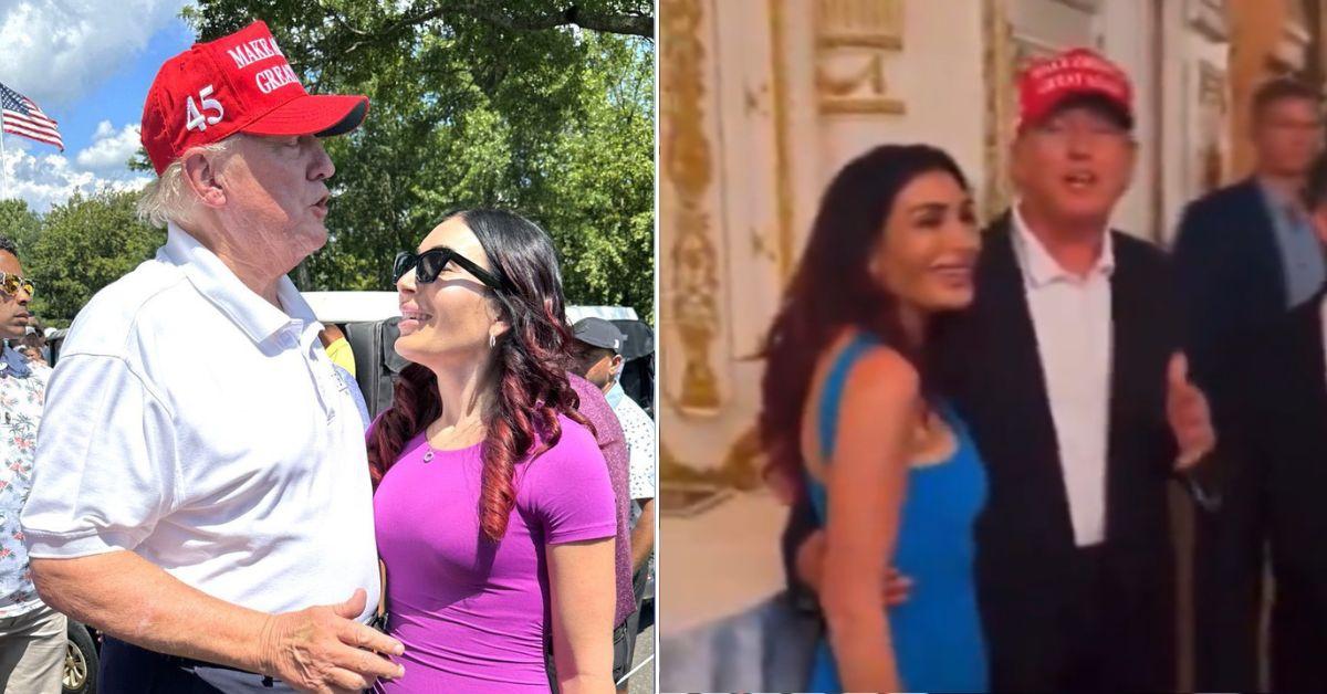 donald trump accused having affair laura loomer melania remain