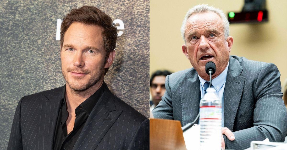Composite Photos of Chris Pratt and Robert F. Kennedy Jr.