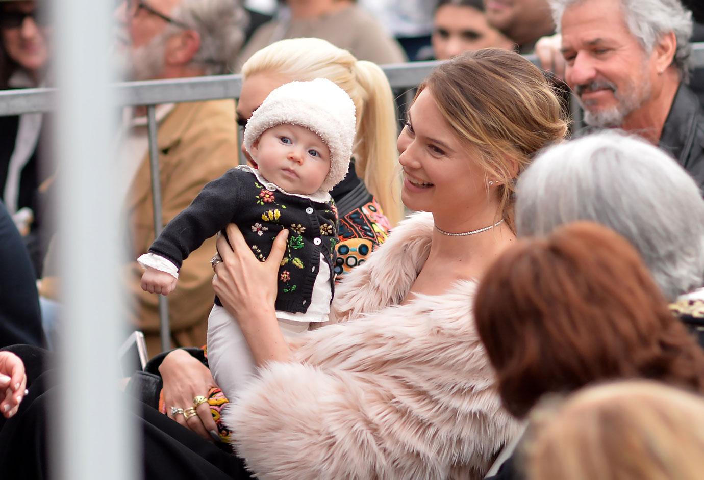 Behati Prinsloo and daughter