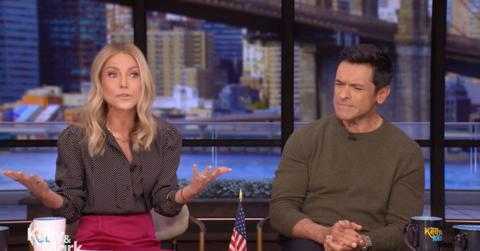 Photo of Kelly Ripa and Mark Consuelos.
