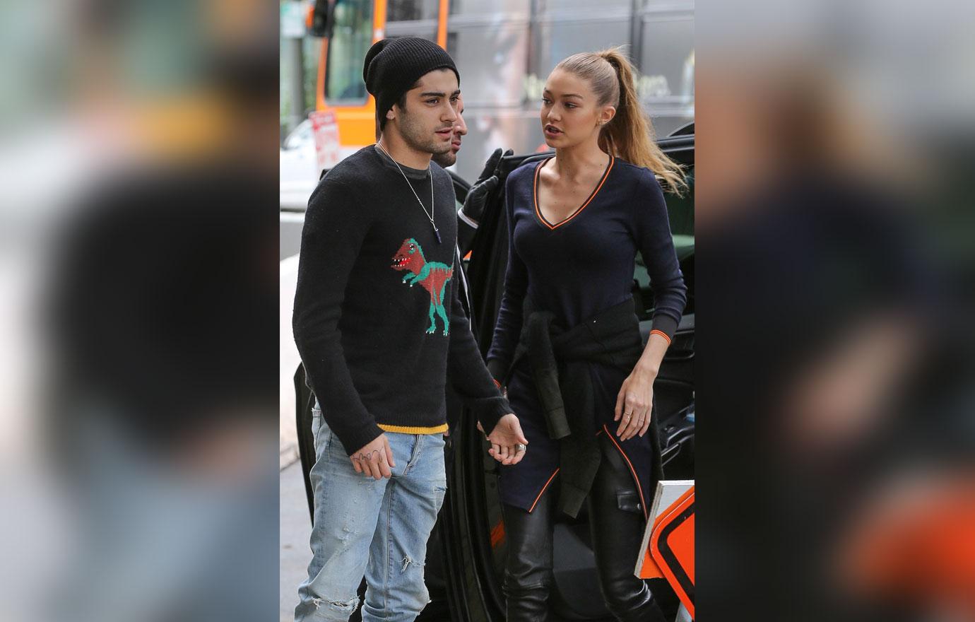 *EXCLUSIVE* Sexy couple Gigi Hadid and Zayn Malik run errands together