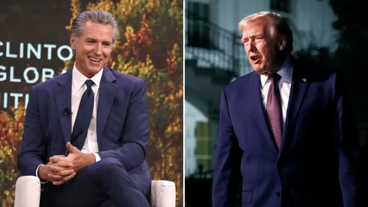 image of Donald Trump claimed Gavin Newsom has 'learning disabilities.' 