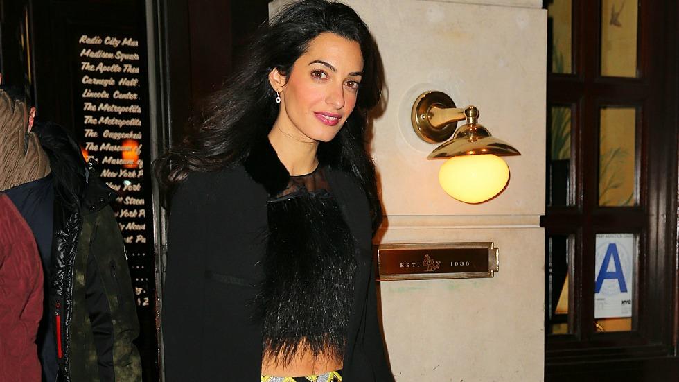 Amal clooney nyc