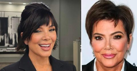 Two photos of Kris Jenner