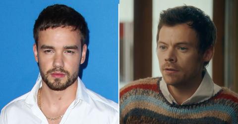 split image of Liam Payne and Harry Styles