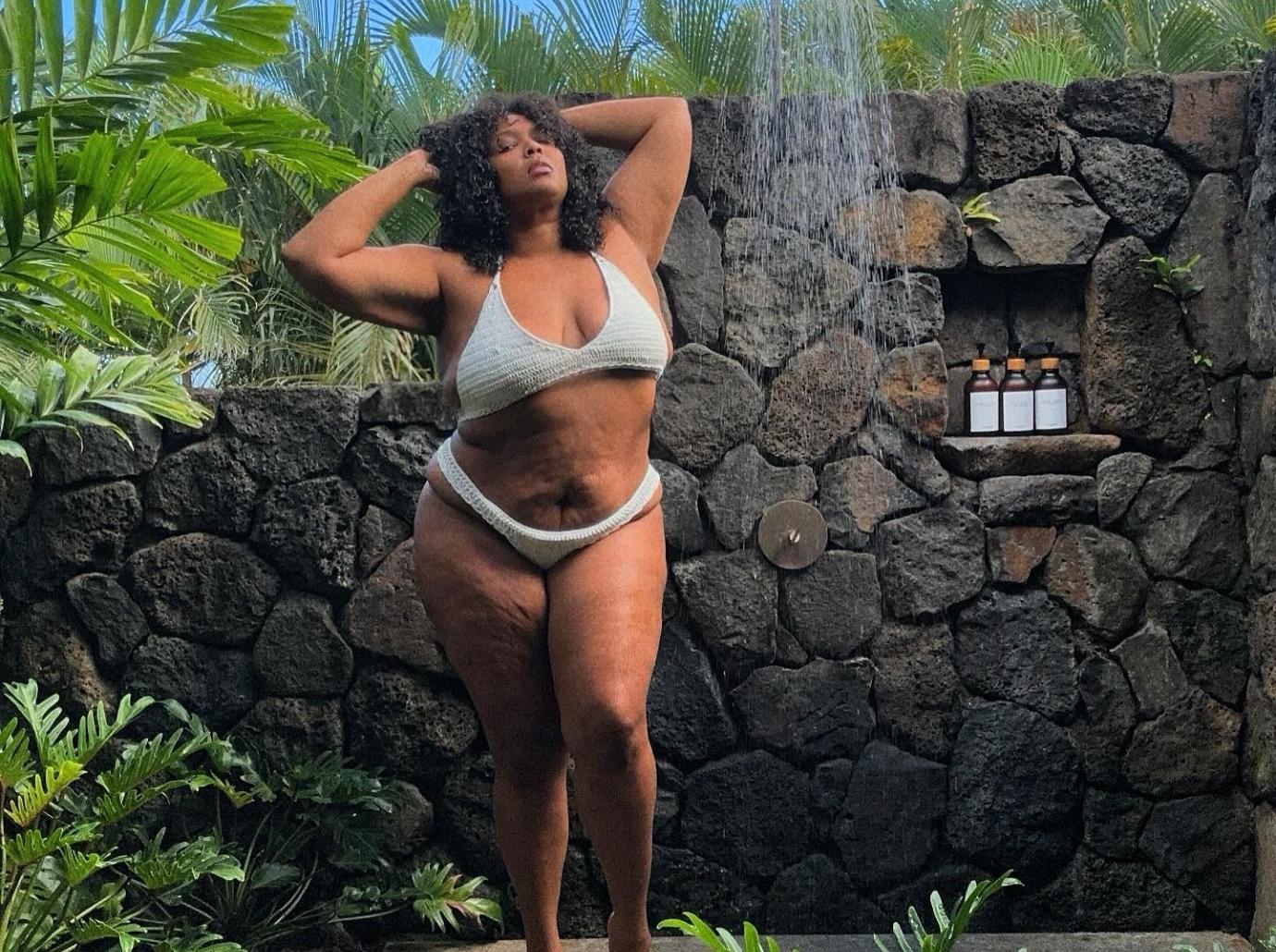 lizzo mocks ozempic users natural weight loss journey photos