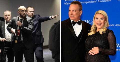 split of security & Karoline Leavitt and her husband.