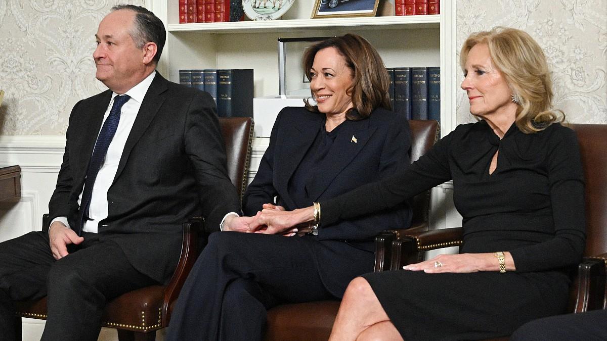 Image of Kamala Harris is concerned about the state of the country.