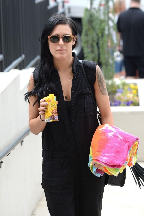 Rumer Willis Leaving Her Hotel Pool