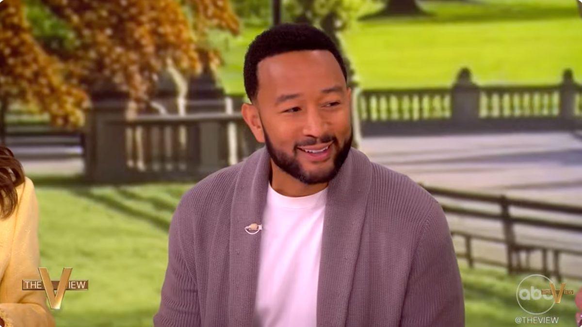 Photo of The singer admitted he 'couldn't hear' anything Alyssa Farah Griffin was saying to him.