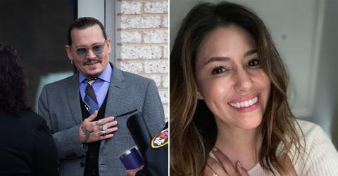 johnny depp his female attorney ignite social media frenzy over friendly interactions pp