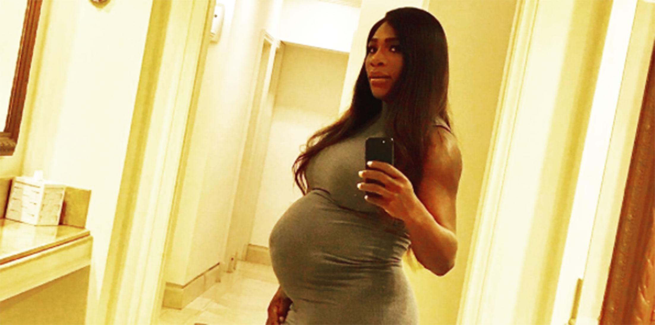 Did serena williams give birth