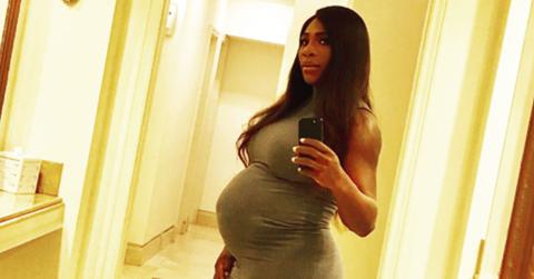 Did serena williams give birth