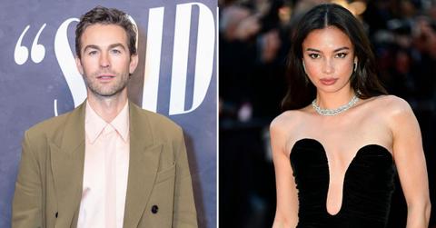 Split photo of Chace Crawford & Kelsey Merritt