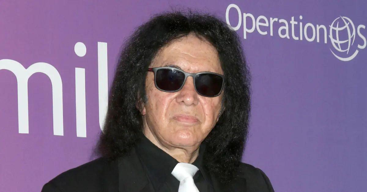 Photo of Gene Simmons recently changed his medication, which requires drinking more water.