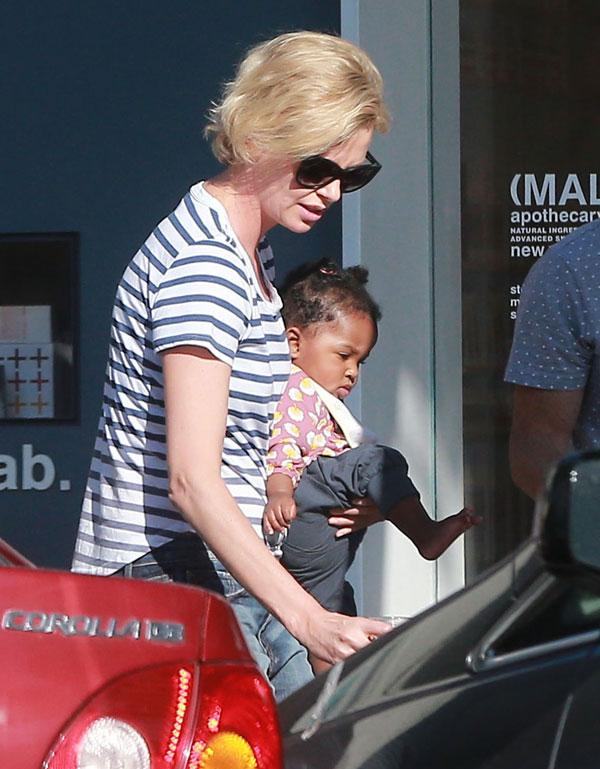 Charlize theron kids ice cream