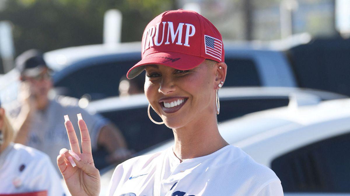 image of The daring one-piece featured a sky-high hip cut.