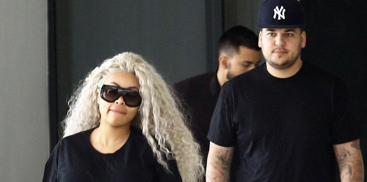 Pregnant Blac Chyna &amp; Rob Kardashian Step Out In Miami