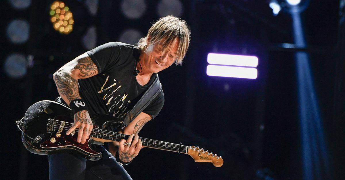 image of Keith Urban forgot the lyrics to 'The Fighter' during a Nashville concert.