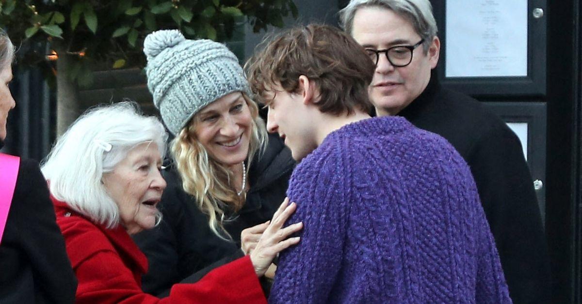 Photo of Sarah Jessica Parker, Matthew Broderick and James Wilkie Broderick