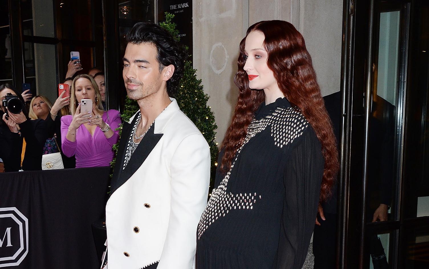 Sophie Turner Cradles Baby Bump And Stuns At Met Gala 2022 With Joe Jonas